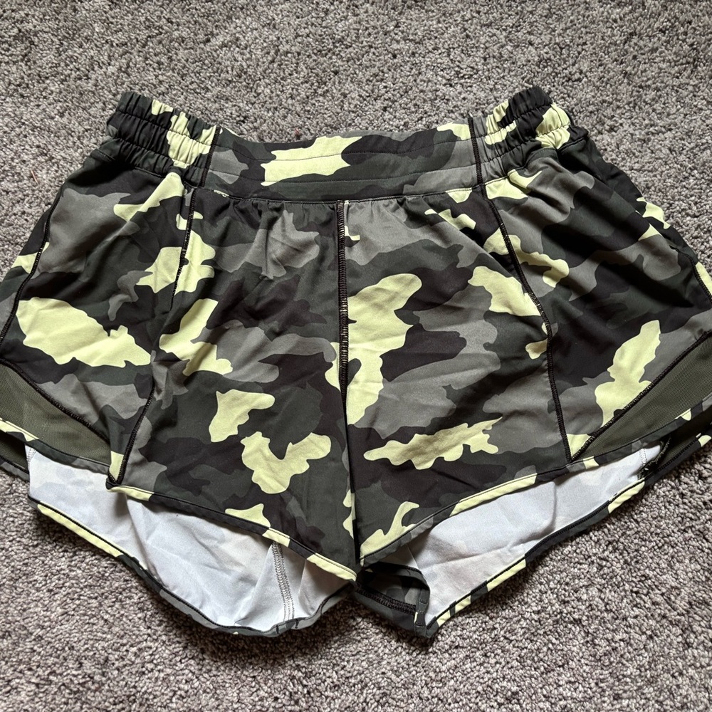 Lululemon Camo Print Women's Shorts